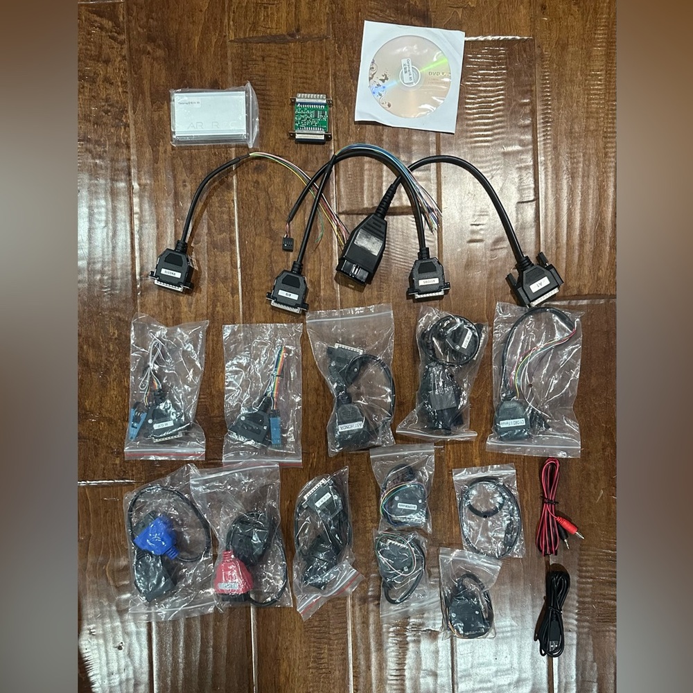 CARPROG V10.93 Full Auto ECU Programmer airbag Reset Detector Full Set 21 Adapte